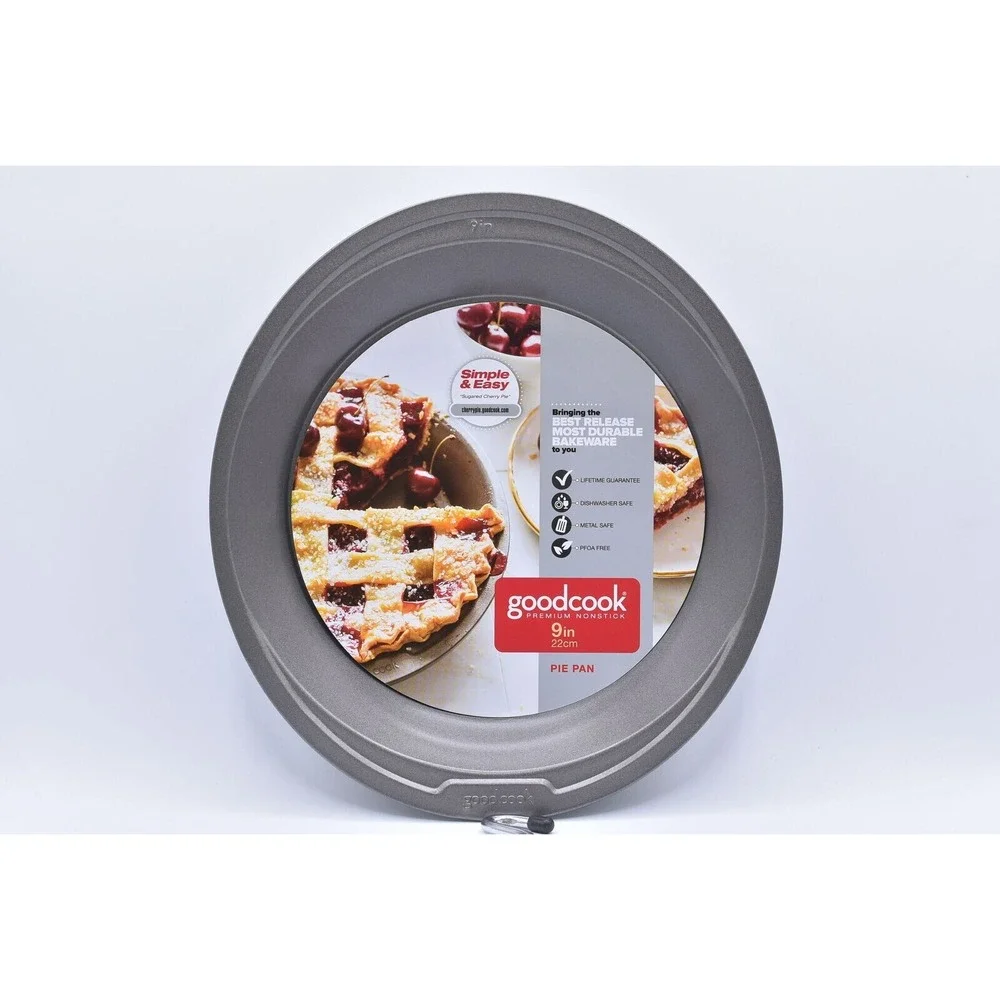 Good Cook Premium Nonstick 9 inch Pie Pan, Dishwasher Safe